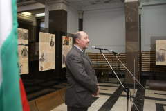 ИЗЛОЖБА ЗА КРЕСНЕНСКО-РАЗЛОЖКОТО ВЪСТАНИЕ СЪБРА ВИЦЕПРЕЗИДЕНТ, МИТРОПОЛИТ И ДЕПУТАТИ В НБКМ
