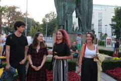 ВАЗОВИ ЧЕСТВАНИЯ ПРЕД НАЦИОНАЛНАТА БИБЛИОТЕКА ЗА 170-ТА ГОДИШНИНА НА НАРОДНИЯ ПОЕТ