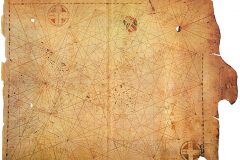 Карта на Средиземноморския басейн на Петрус Весконте, 1311 година. Archivo di Stato, Firenze 1, carta nautica n. I