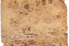 Анонимна карта на Средиземноморския басейн, XVI век, Bibl. Vaticana, Borgiano IV